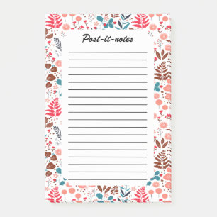 Post-it® Vintage Printemps Fleurs de pays Pré