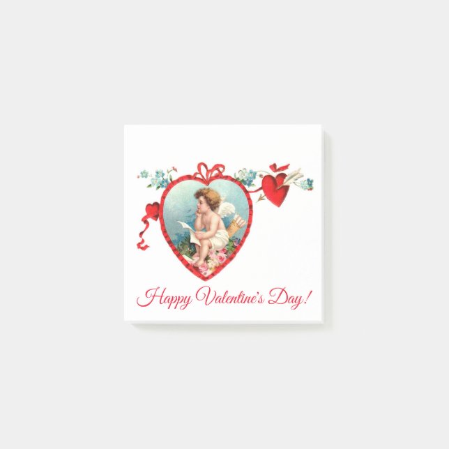 Post-it® Vintage Saint Valentin cupide (Devant)