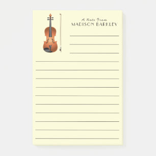 Post-it® Viola Violon Musique Enseignant Musicien
