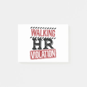 Post-it® Violation des RH à pied Cauchemar des ressources h
