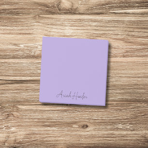 Post-it® Violet Pastel Professionnel Minimaliste Écriture N