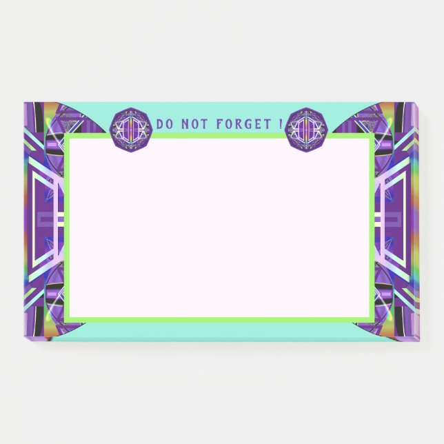 Post-it® Violet W3 (Devant)