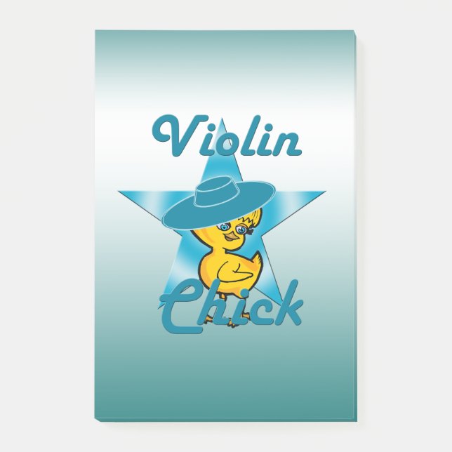 Post-it® Violin Chick #7 (Devant)