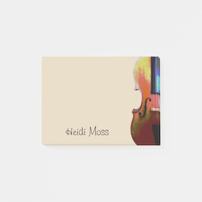 Post-it® Violon monographique (Devant)