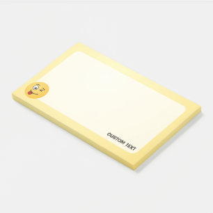 Post-it® Visage avec la langue et l'oeil en train d'encroût