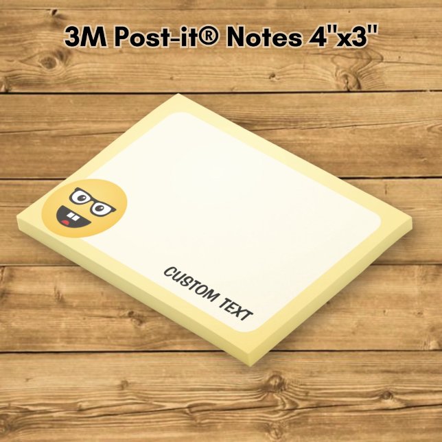 Post-it® Visage de Nerd (Créateur téléchargé)