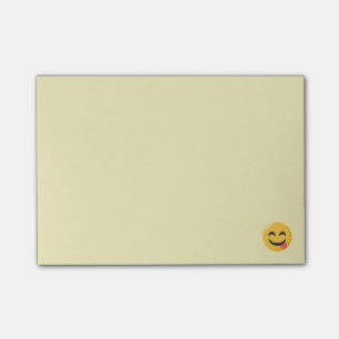 Post-it® Visage de sourire avec la langue Emoji