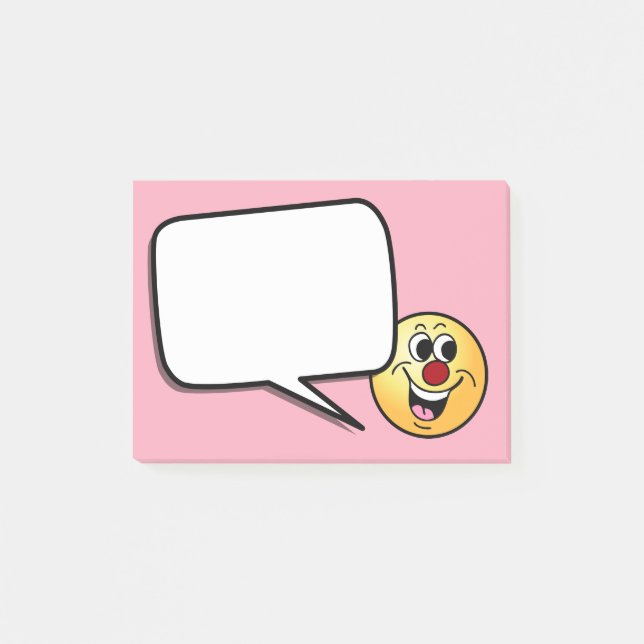 Post-it® Visage de sourire Grumpey (Devant)
