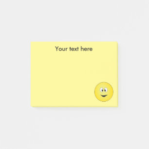 Post-it® Visage Jaune Aux Yeux Louches Personnalisé