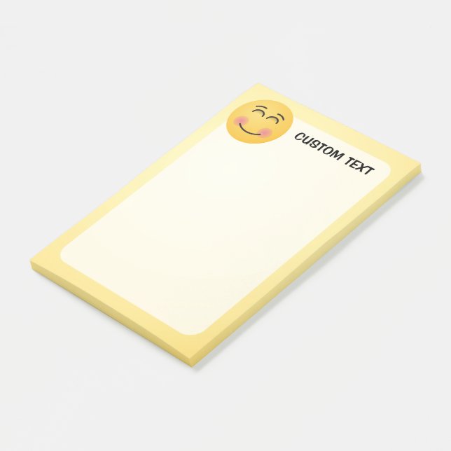 Post-it® Visage souriant aux yeux souriants (Incliné)
