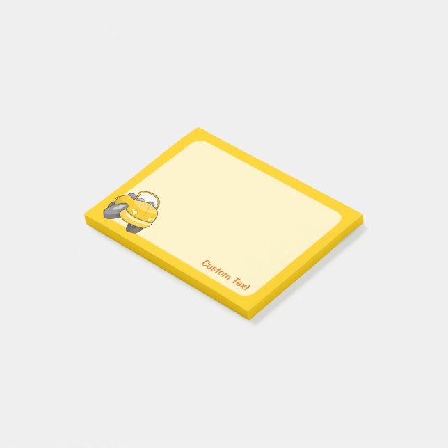Post-it® Voiture Carton Jaune (Incliné)