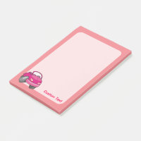 Voiture Carton Rose