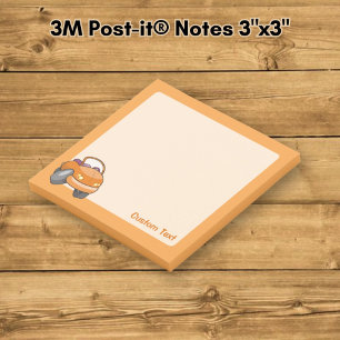 Post-it® Voiture de dessin animé orange
