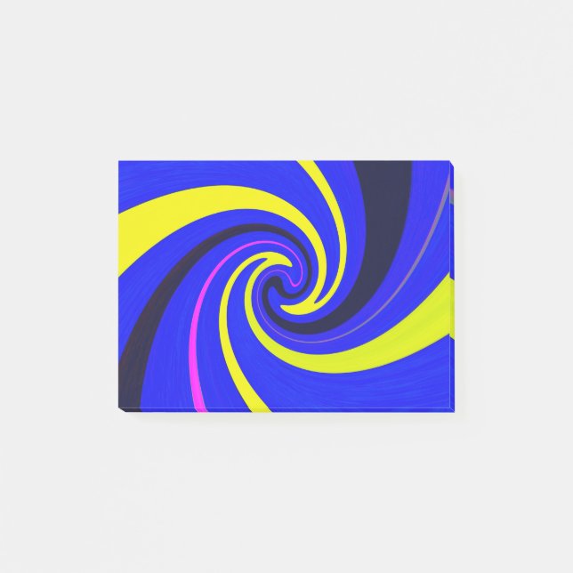 Post-it® Vortex bleu (Devant)