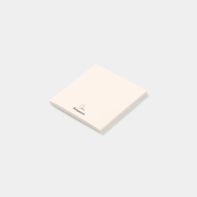 Post-it® Vos notes post-it de nom (Incliné)