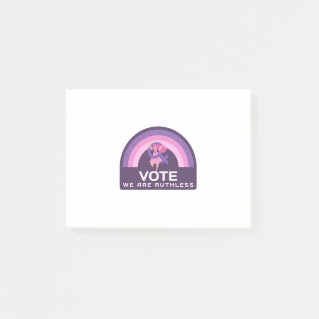 Post-it® Vote We Are Ruthless (Devant)