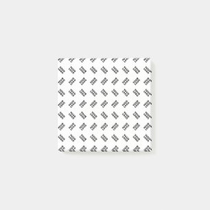 Post-it® Votre logo Motif répété de substitution simple