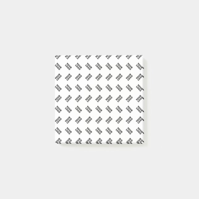 Post-it® Votre logo | Motif répété de substitution simple (Devant)