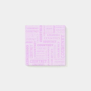 Post-it® Votre (longueur moyenne) nom est tout dessus