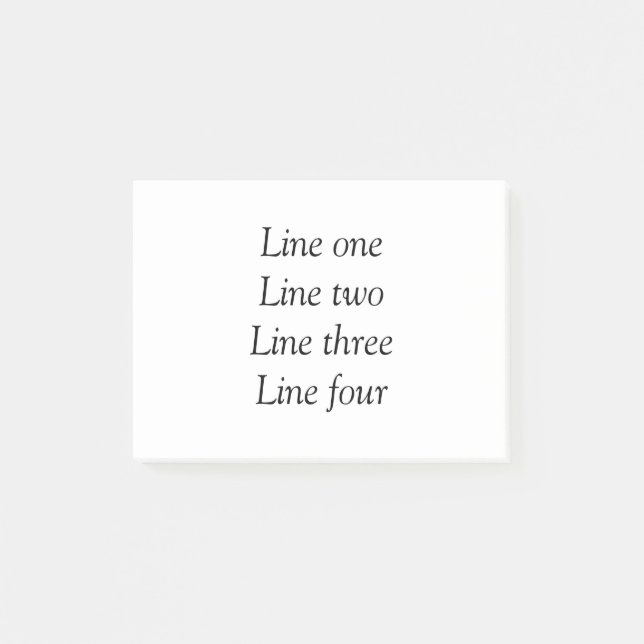 Post-it® Votre message ici ajoutez le nom de texte image mo (Devant)