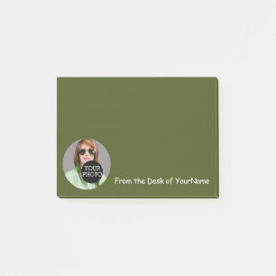 Post-it® Votre Message Photo Personnaliser Cet Olive Facile