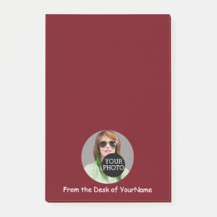 Post-it® Votre Message Photo Personnaliser Cette Bourgogne 