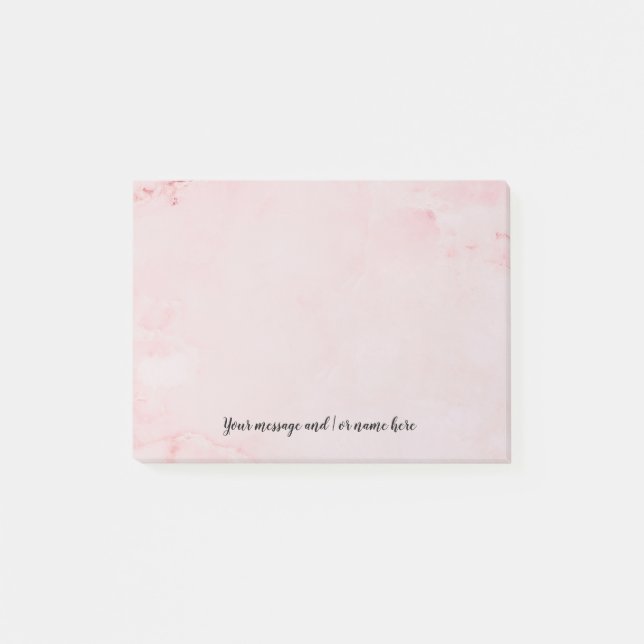 Post-it® Votre message Pink Marble (Devant)