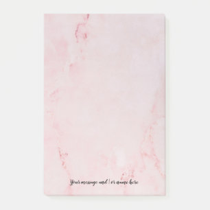 Post-it® Votre message Pink Marble