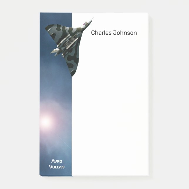 Post-it® Votre nom, Avion militaire, Avro Vulcan (Devant)
