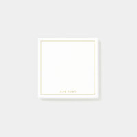 Votre nom Entreprise Minimaliste Or/Blanc