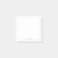 Votre nom Entreprise Minimaliste Rose/Blanc