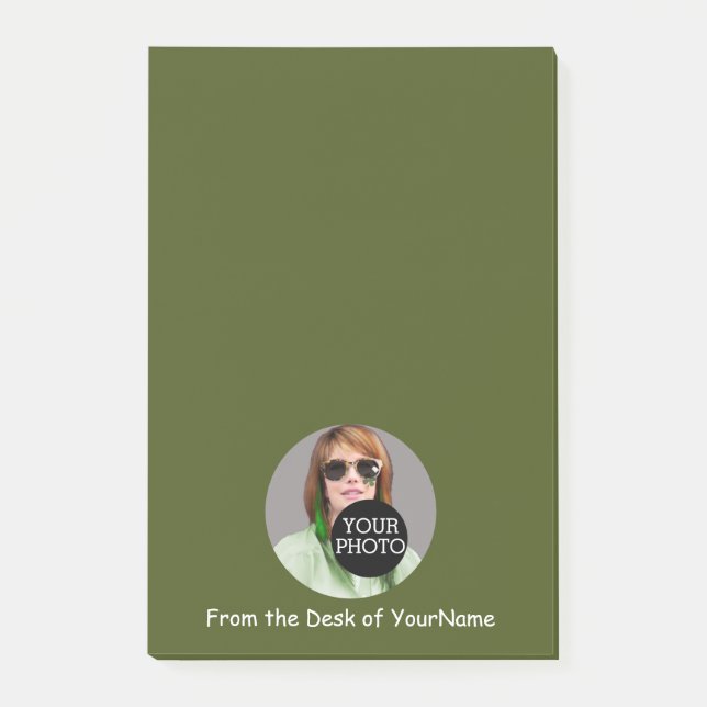 Post-it® Votre photo et message Personnaliser Cette olive f (Devant)