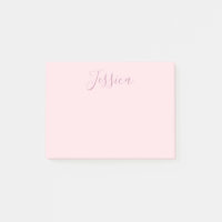Votre texte | Élégant Script & Soft Blush Rose