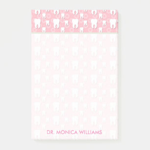 Post-it® Votre texte   Jolies dents roses