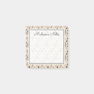 Post-it® Votre texte Notes musicales