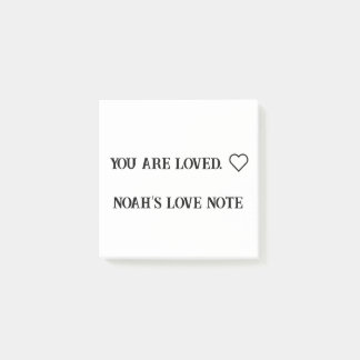 Post-it® Vous êtes aimé - Affirmation personnalisée Sticky