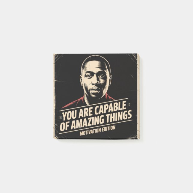 Post-it® Vous êtes capable de choses incroyables (Devant)