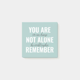 Post-it® Vous N'Êtes Pas Seul À Vous Souvenir De Inspiratio