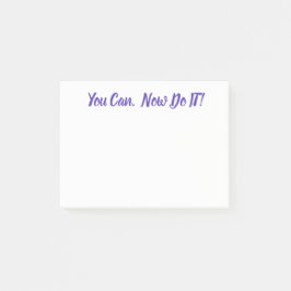 Post-it® Vous pouvez, le faites maintenant ! Bloc-notes de
