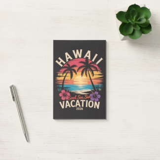 Post-it® Voyage à Hawaï 2026 Vacances d'été Plage