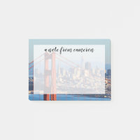 Vue de San Francisco par Golden Gate Bridge