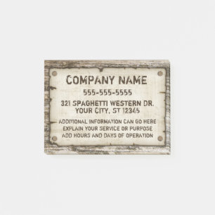 Post-it® Western Vintage Custom Contact