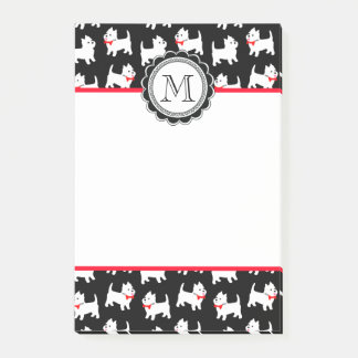 Post-it® Westies West Highland White Terrier Motif