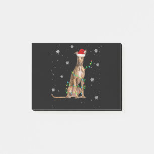Post-it® Whippet Christmas Light mignet Père Noël Whippet X