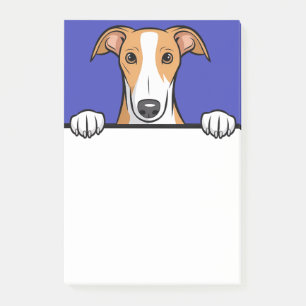 Post-it® Whippet mignon Peeking Amoureux des chiens cadeaux