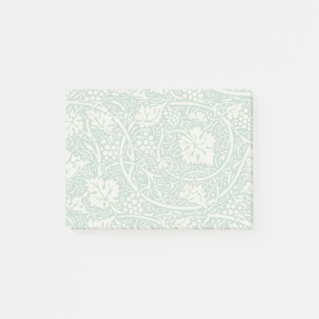 Post-it® William Morris Grape Motif Turquoise Turquoise (Devant)