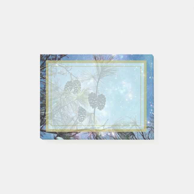 Post-it® Winter Pine Cones (Devant)