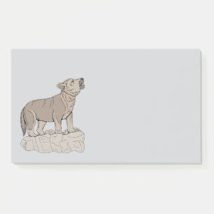 Post-it® Wolf Pup Howling