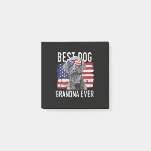 Post-it® Womens American Flag Best Dog Grandma Ever Giant