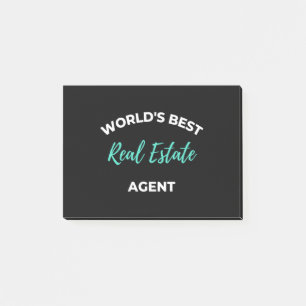Post-it® World's Best Real Estate Agent